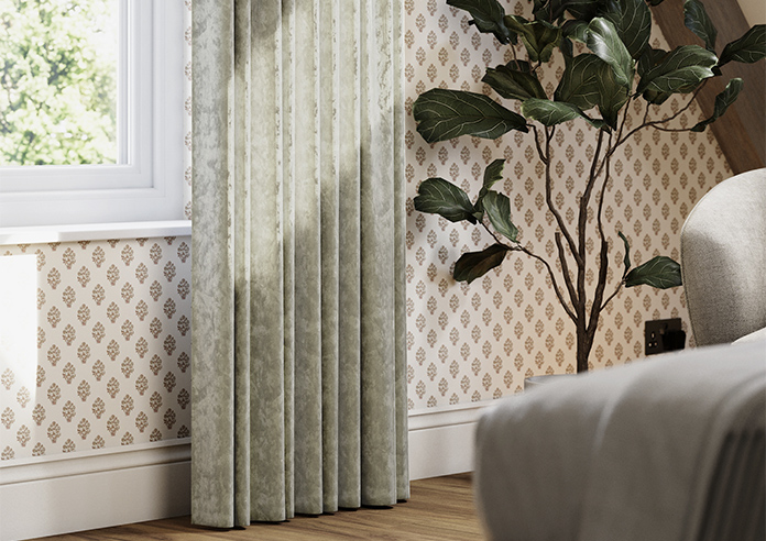 Crushed Velvet, Ivory - Made to Measure Curtains - Image 5